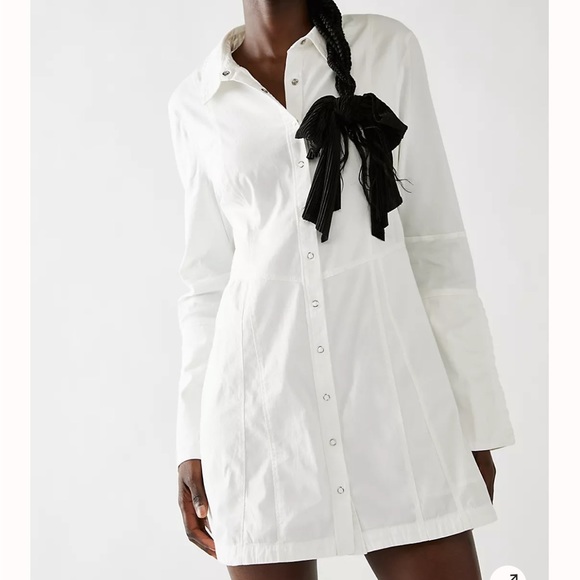 Thea Mini Dress Ivory - Picture 2 of 5